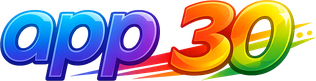 app 30 সমুদ্রনীল লোগো